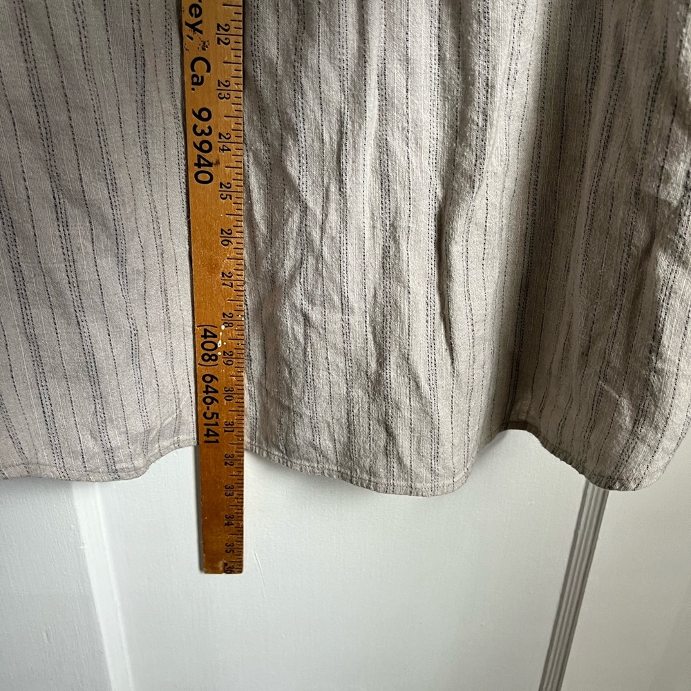Vintage Trader Bay Stripe Casual Button Down Top - image 4